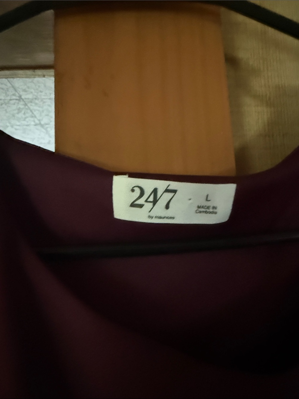 Maurices Wine Knot-Detail Midi Dress - Picture 2 of 2